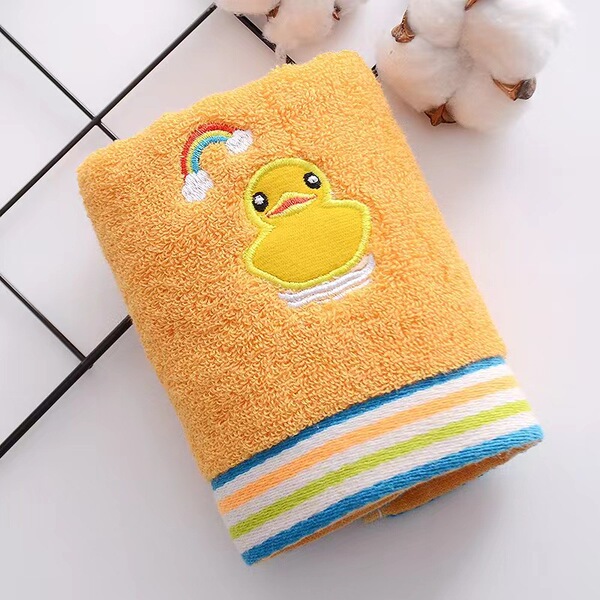 cotton children's soft cartoon towel for home use for kindergarten