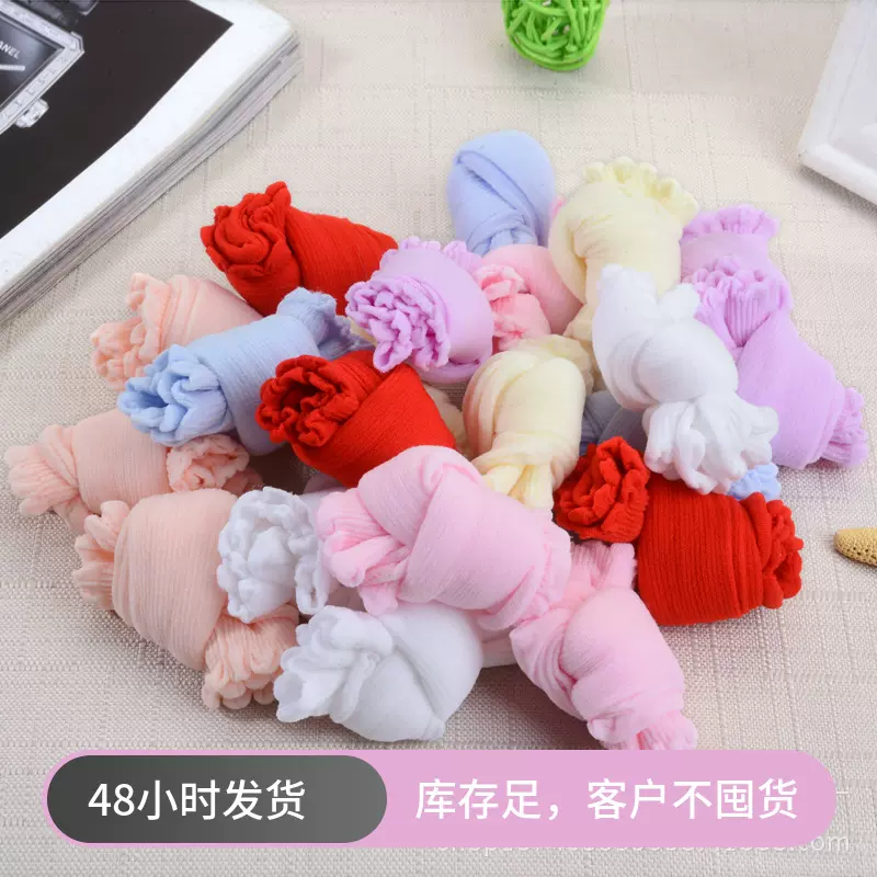 儿童游乐场园试鞋一次性足浴白袜子男女士薄款短丝袜厂家现货批发