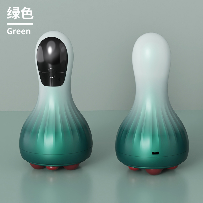 便携自动无线推脂机家用揉腹仪手持无线按摩仪跨境电动按摩器按摩|undefined