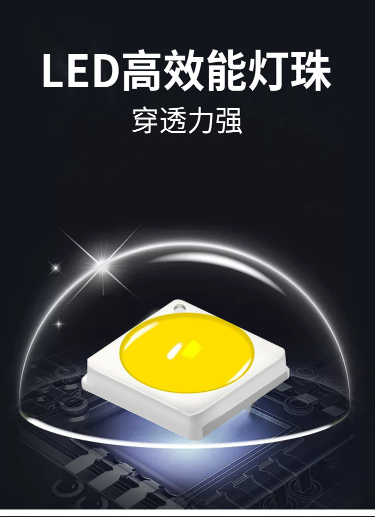 New Tripod Warning Light Car Led Charging Multi-Function Lighting Emergency Survival Warning Sign Triangle Light