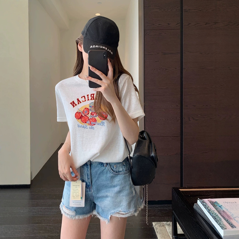90 Lyocell 7317 Lettered Tomato Short Sleeve T-Shirt - for Supply Dealers Only, No Returns or Exchanges 90 Lyocell 7317 Lettered Tomato Short Sleeve T-Shirt - for Supply Dealers Only, No Returns or Exchanges