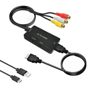 Популярный AV-конвертер CVBS-конвертер AV TO HDMI RCA в HDTV 4:3/16:9