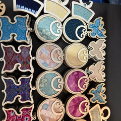 雲南省麗江大理少数民族刺繍、傣族刺繍、宋錦、扎染、冷蔵庫用マグネット、民族文化創作品、民族風手工芸品