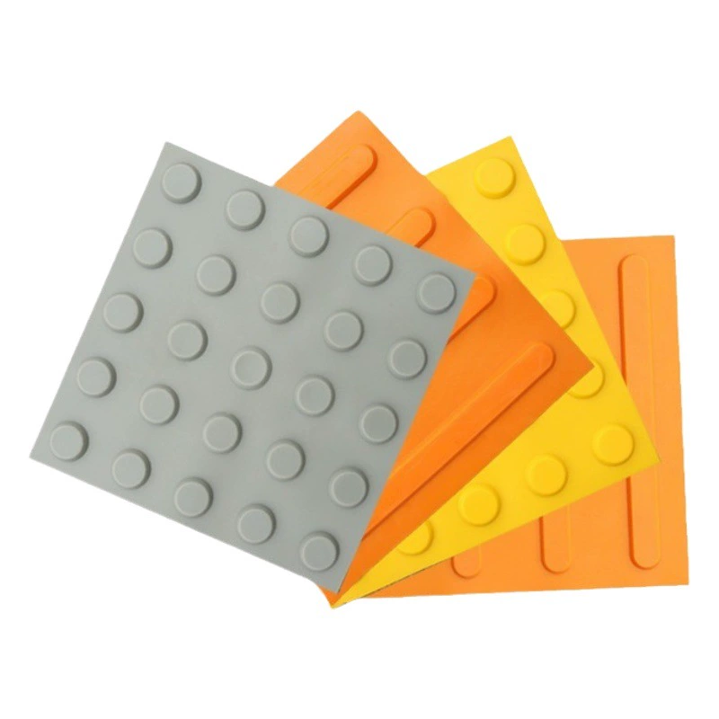 Слепая дорога ПВХ слепая дорожная доска открытый тротуар направляющая доска предупреждение о тротуаре высокоскоростной рельс платформа метро остановка дорожный кирпич