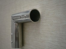 淋浴房配件拉杆玻璃拉杆不锈钢管连接件转角头自由转动拉杆头无