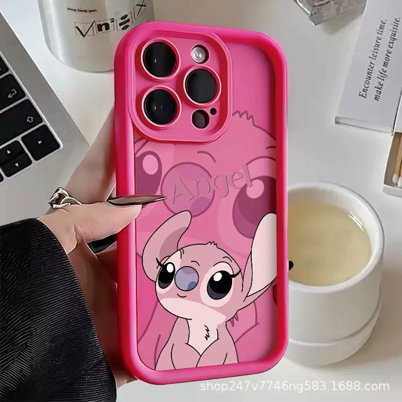 Чехол для телефона, совместим с Apple iPhone 11–16, милый мультяшный дизайн, лёгкий 0,02 кг