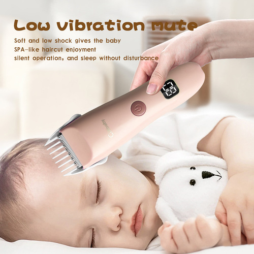 Amazon Ceramic Head Baby Hair Clipper Baby Electric Hair Clipper Hair Styling Tools Children's Electric Clipper