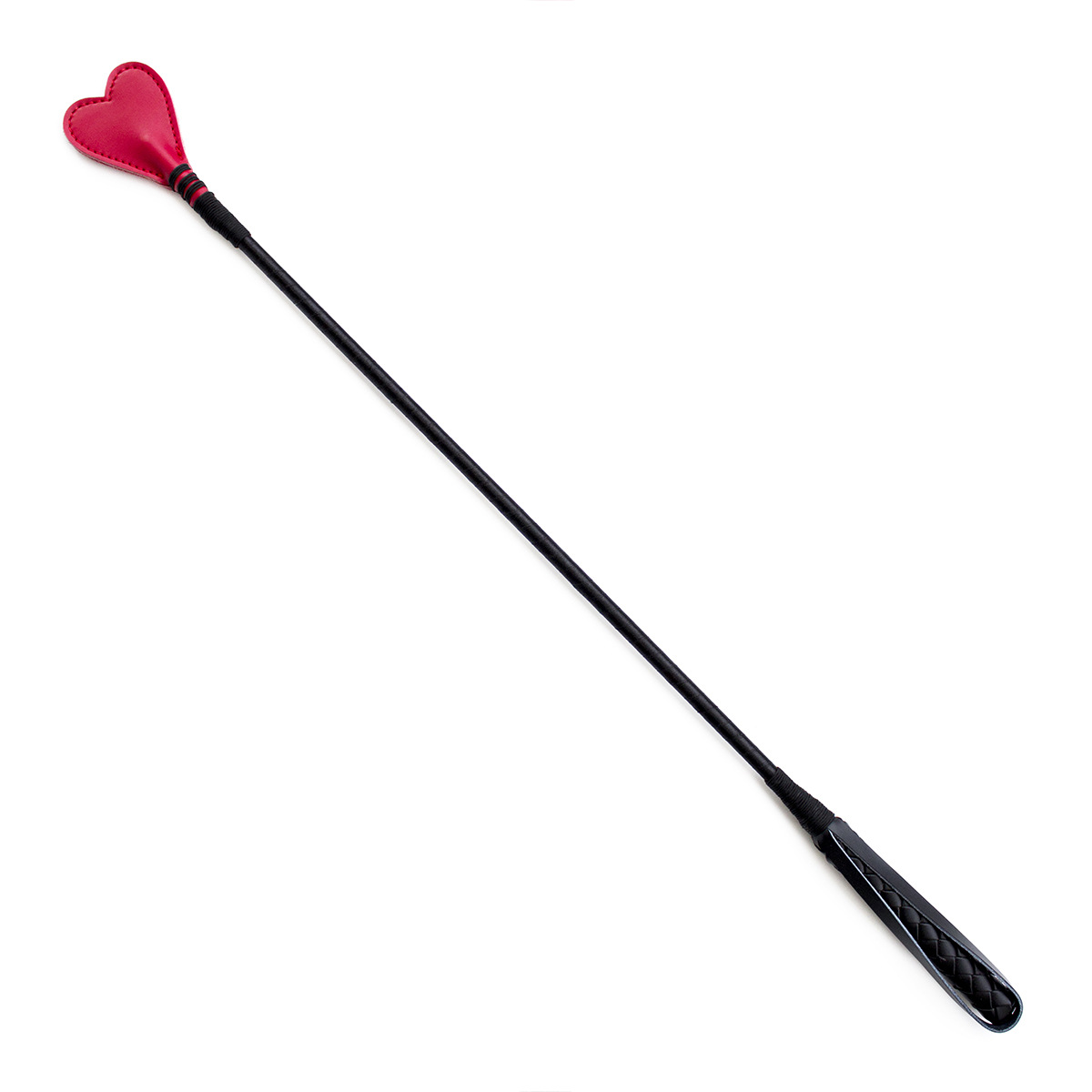 Tienda de fábrica al por mayor juguetes sexuales raqueta de látigo en forma de corazón raqueta de mano de corazón de melocotón en forma de corazón mango tejido látigo ecuestre image 4