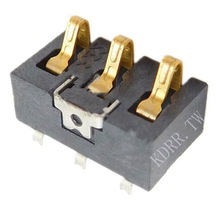 电器3P电池公座5.4*9mm 电池接口3位间距3.0  脚距3mm三位电插座