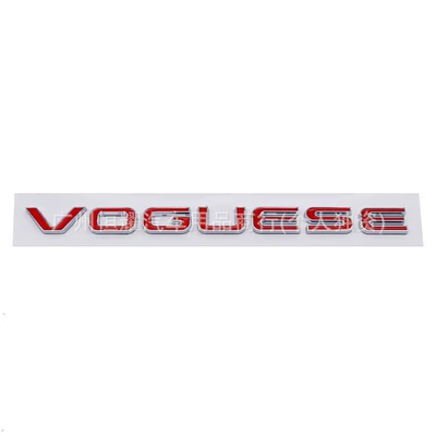 Applicable to Land Rover Range: Car logo - voguese-red-bottom-and-silver-edge