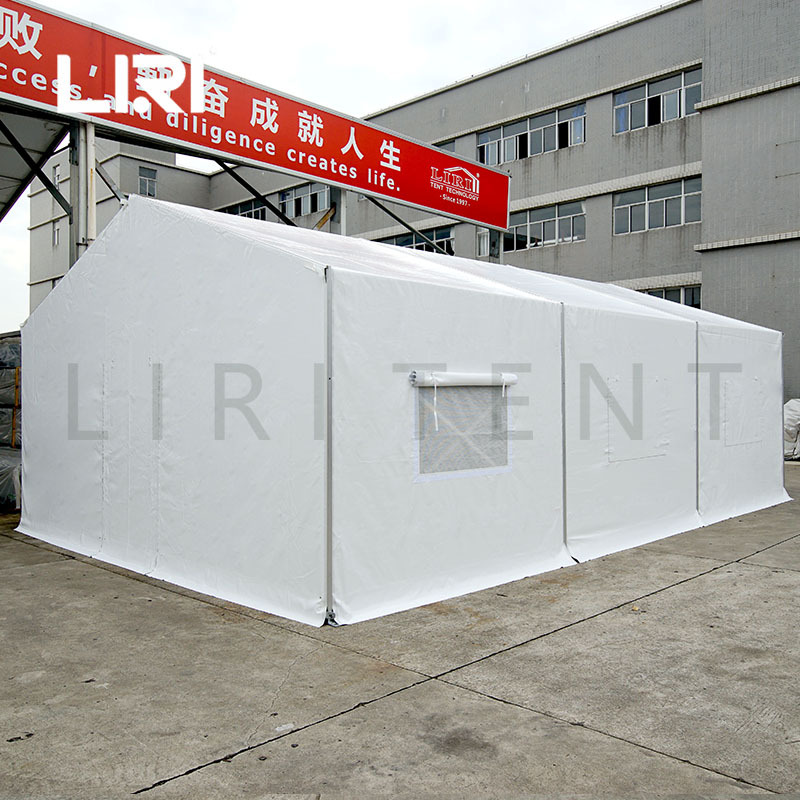 医用救援物资仓储篷房 白色医疗救援帐篷 临时户外消毒隔离安检篷