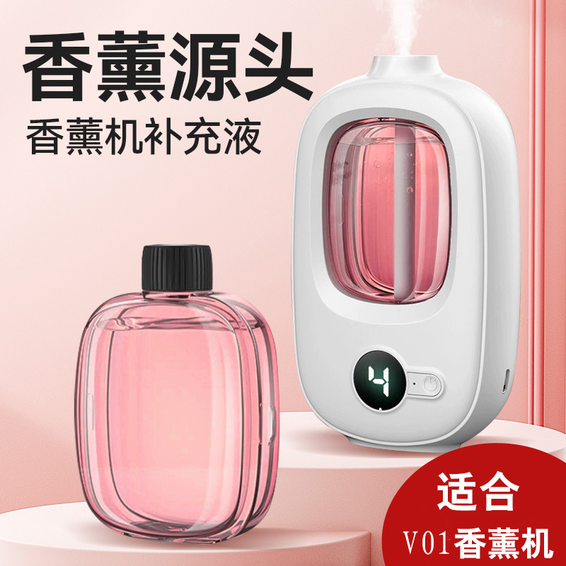 Intelligent Aromatherapy Machine, Automatic Fragrance Sprayer, Waterless Spray, Rechargeable, Diffuses Fragrance, Bedroom Essential Oil Refill V01