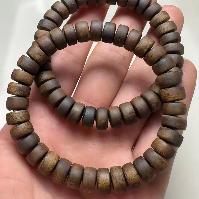 莺歌绿奇楠沉香沉水直切算盘珠手串6mm-8mm手串厂家直销|undefined