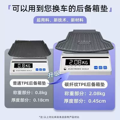 Suitable for Toyota Trunk: Trunk Mat