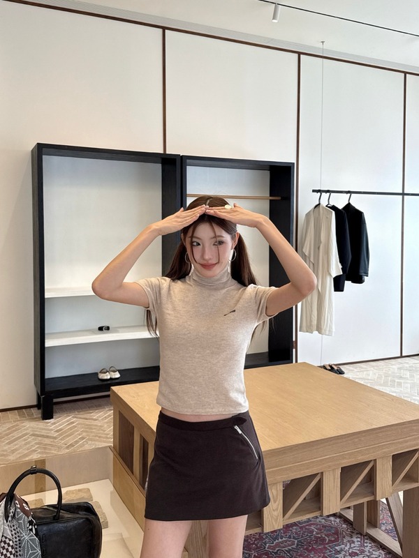 miu家棕色短裙25早秋南油高版本甜酷辣妹风高腰显瘦包臀裙女|undefined