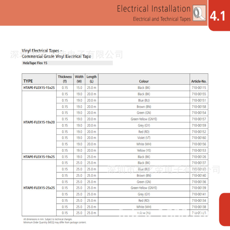 HELLERMANNTYTON������̫ͨ��ϩ���繤����HTAPEFLEX15 710-00108