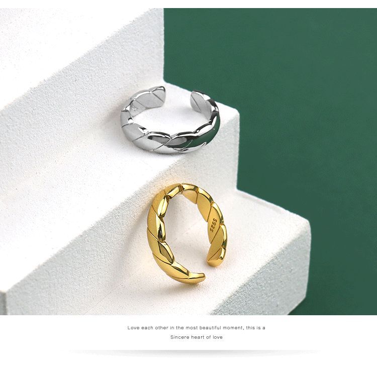 Hip Hop Retro Twist Ring Womens Simple Fashion Ins Cold Style Switchable Index Finger Ring Temperament Wild Hand Jewelrypicture7