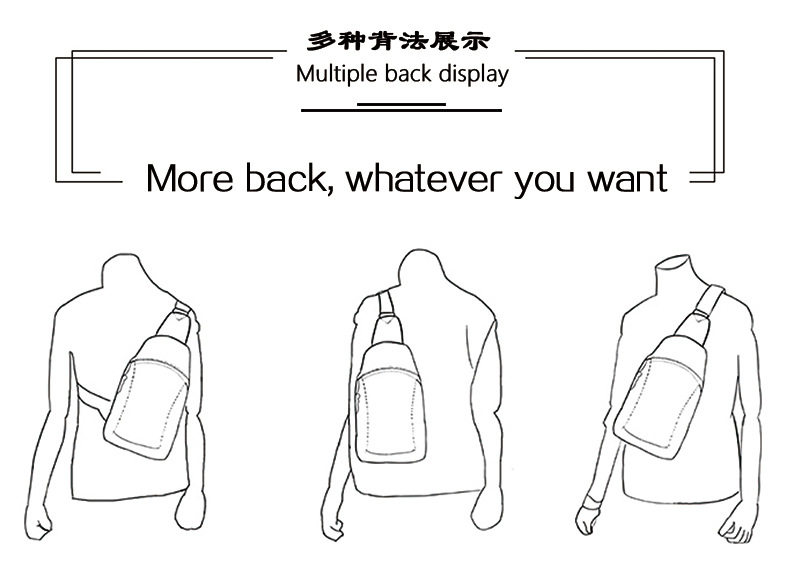 Túi đeo chéo nam da bò thật kiểu mới, túi đeo trước ngực đa ngăn 17×5×30,5 cm — Cà phê nâu, cỡ nhỏ, Đen, Nhỏ, Màu đen, 707 màu đen chi tiết 55