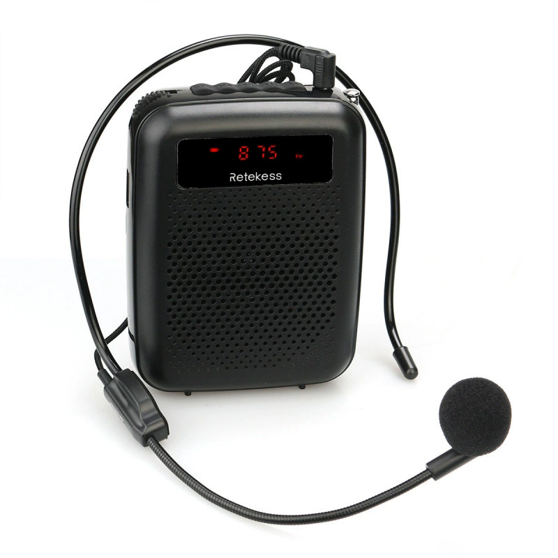 Retekess PR16R Маленькая пчела проводной громкоговоритель голосовой усилитель FM воспроизведение учителя в классе