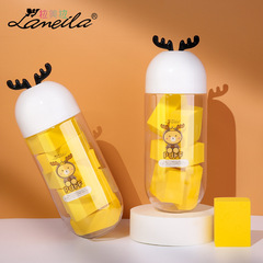 Lamer Small Deer Beauty Makeup Egg Setting Powder Puff in Multi-Sizes Independent Box Packaging, Designed for Foundation and BB Cream