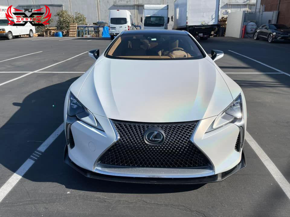 Suitable for Lexus Lc500 Front Bumper Modification Art Style Diffuser Front Lip Dry Carbon Fiber Spoiler