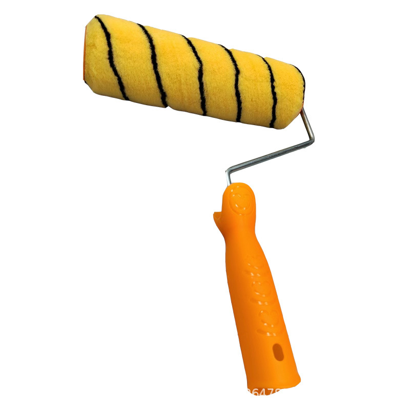 9 pulgadas de poliéster de piel de tigre un cepillo de cilindro de dibujo de pintura de pared cepillo de cilindro