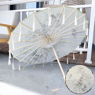 Gusu Umbrella Petal Umbrella Oil Paper Umbrella Waterproof and Rainproof Dance Umbrella Ceiling Decoration Cheongsam Catwalk Flower Umbrella
