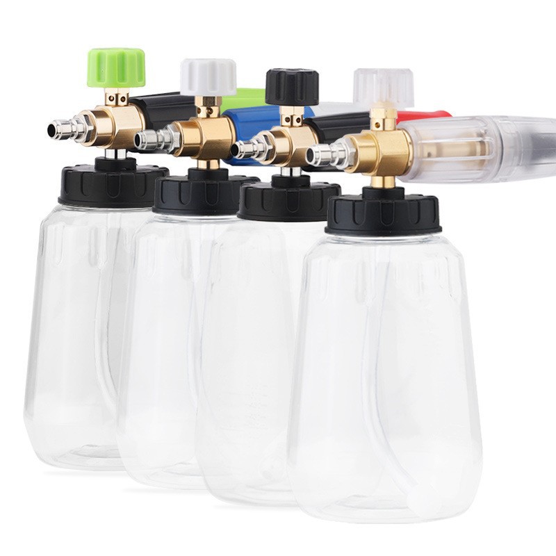 高压洗车1.5L泡沫喷壶 红色头 泡沫发生器 发泡器工具   FTY