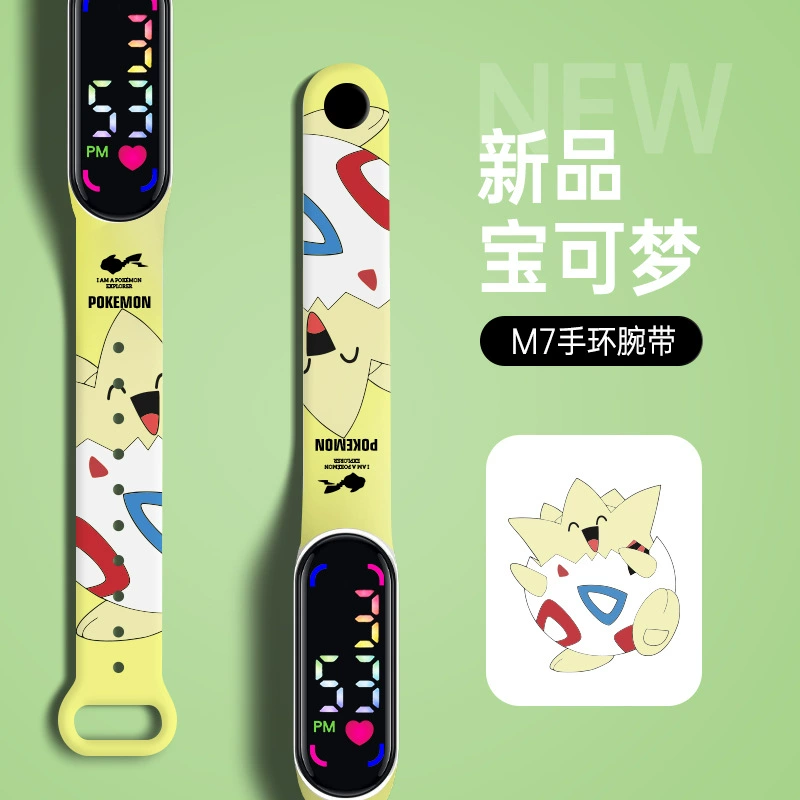 Neon waterproof electronic cartoon cute digital watch, wholesale
