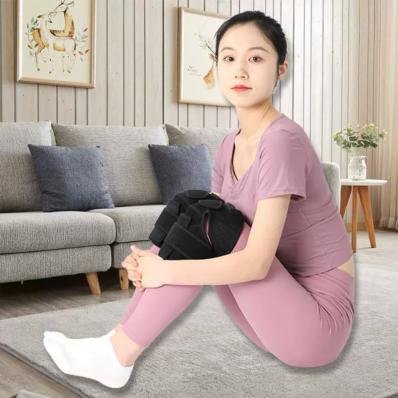 电热震动护膝碳纤维电加热保暖弧形热敷按摩温灸关节三档温控振动