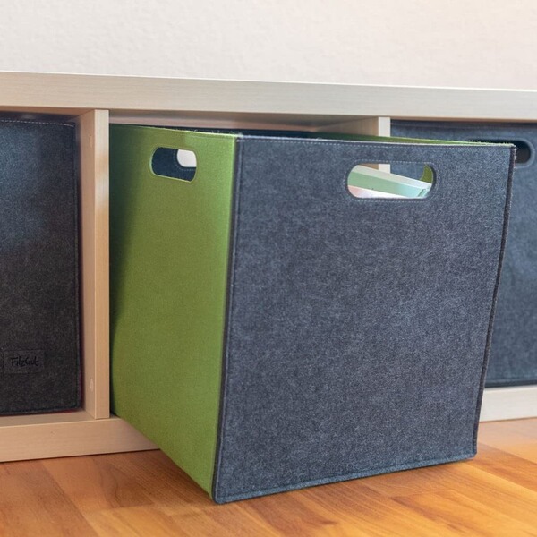 folding capacious storage basket