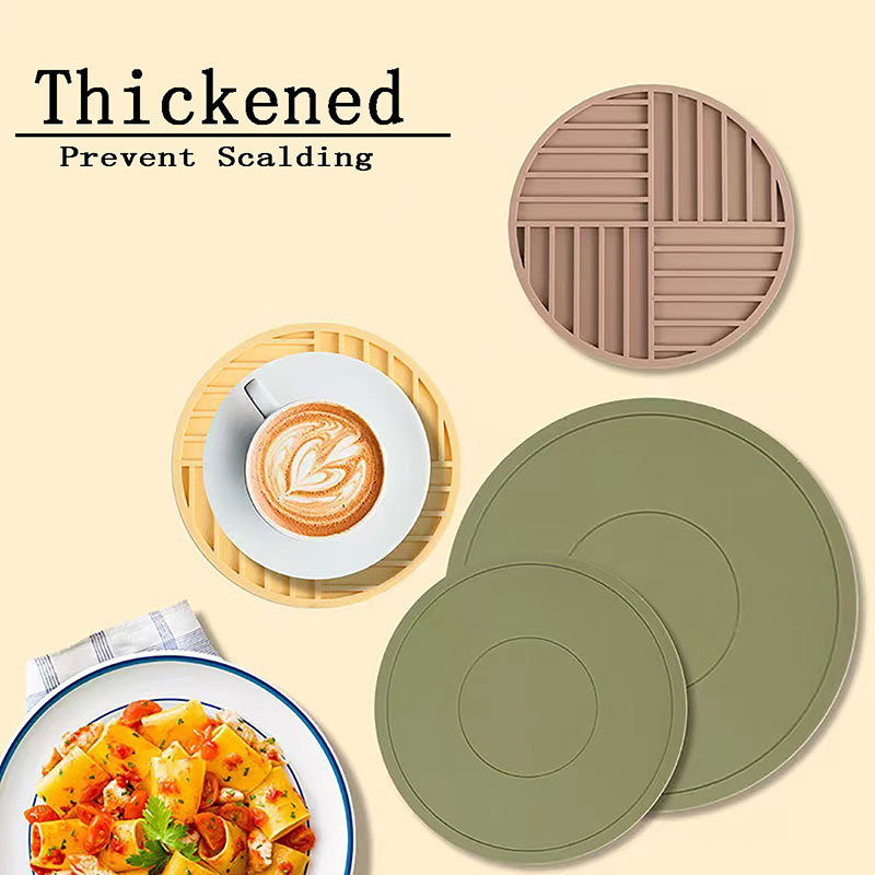 순수 실리콘 고온 내열 매트, 단열 식탁 매트, 가정용 냄비 받침, 오염 방지 매트, 배수 및 미끄럼 방지 매트