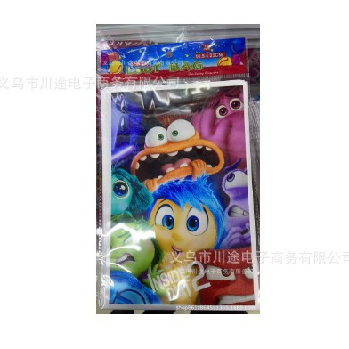 Fábrica directa bolsa de regalo de dibujos animados para niños fiesta de cumpleaños bolsa de regalo película perlada bolsa de regalo PE ahora