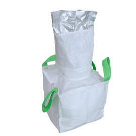 厂家批发编织布铝箔吨袋吨包上下料口加厚密封新能源铝塑膜集装袋