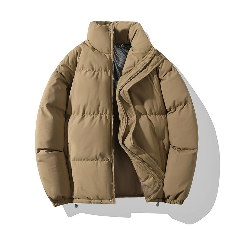 富线 Winter retro down jacket for men and women, for beloved, loose fit, increased thickness