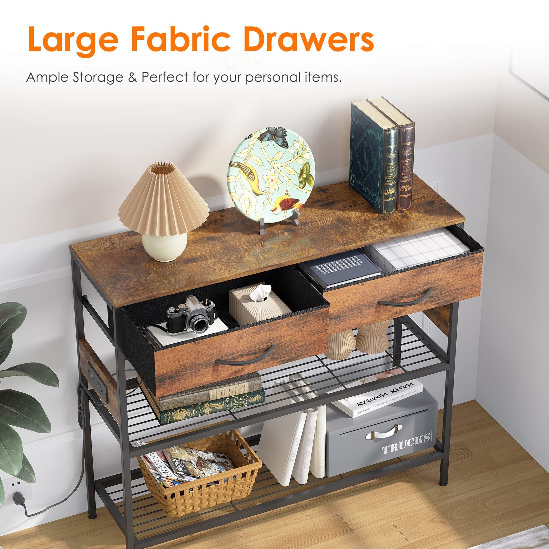 Luz de lujo doméstico contra la pared piso tres extracción de red de hierro armario de almacenamiento sala de estar sofá armario lateral estante de almacenamiento multifuncional