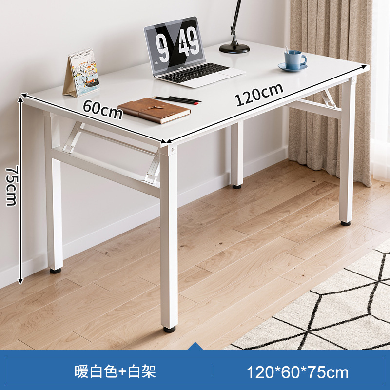 Mesa plegable mesa de comedor mesa plegable para el hogar puesto de mesa portátil rectangular simple plegable mesa pequeña mesa de comedor