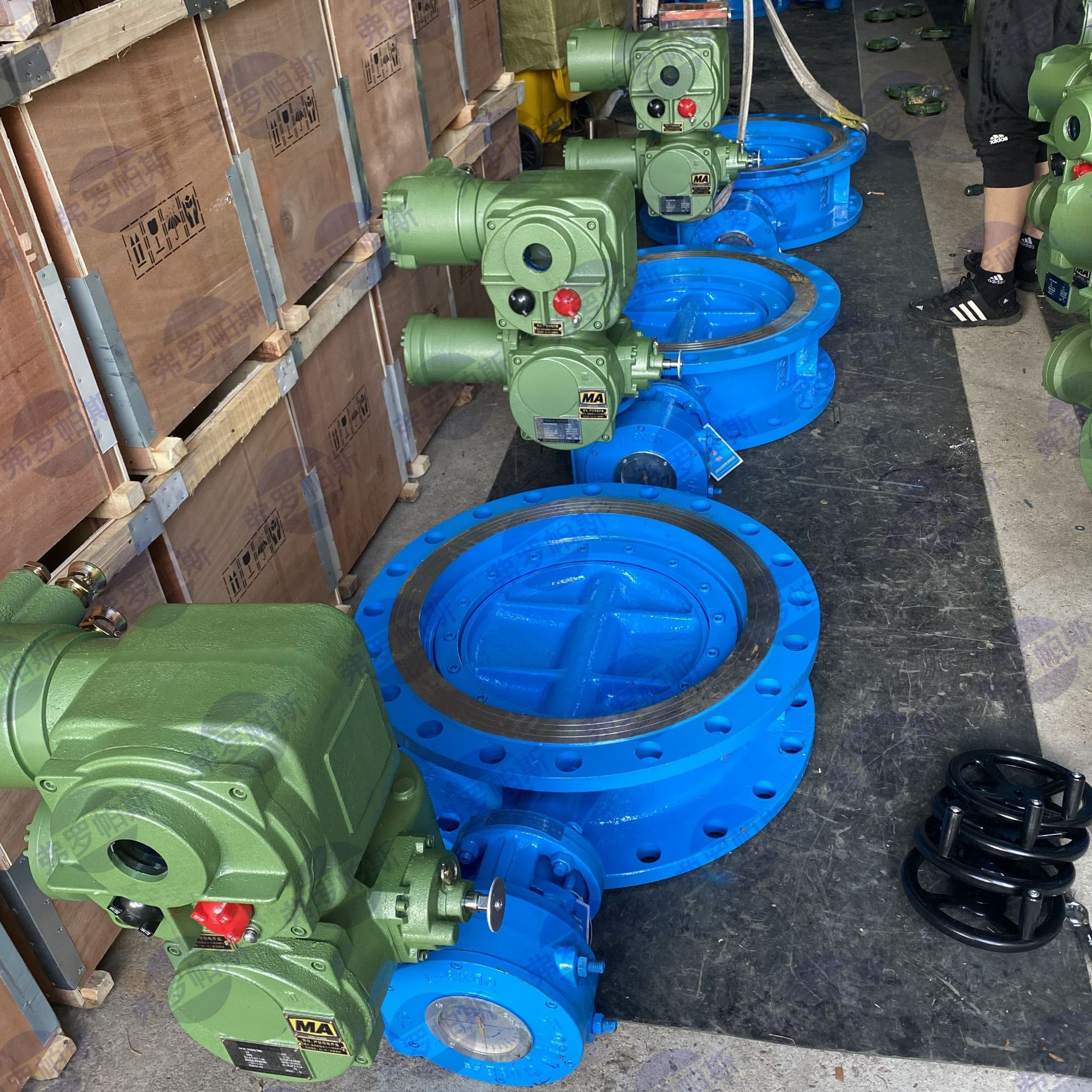 MD943H-16C-DN800矿用水泵房电动瓦斯蝶阀 阀体铸钢 带MA防爆证