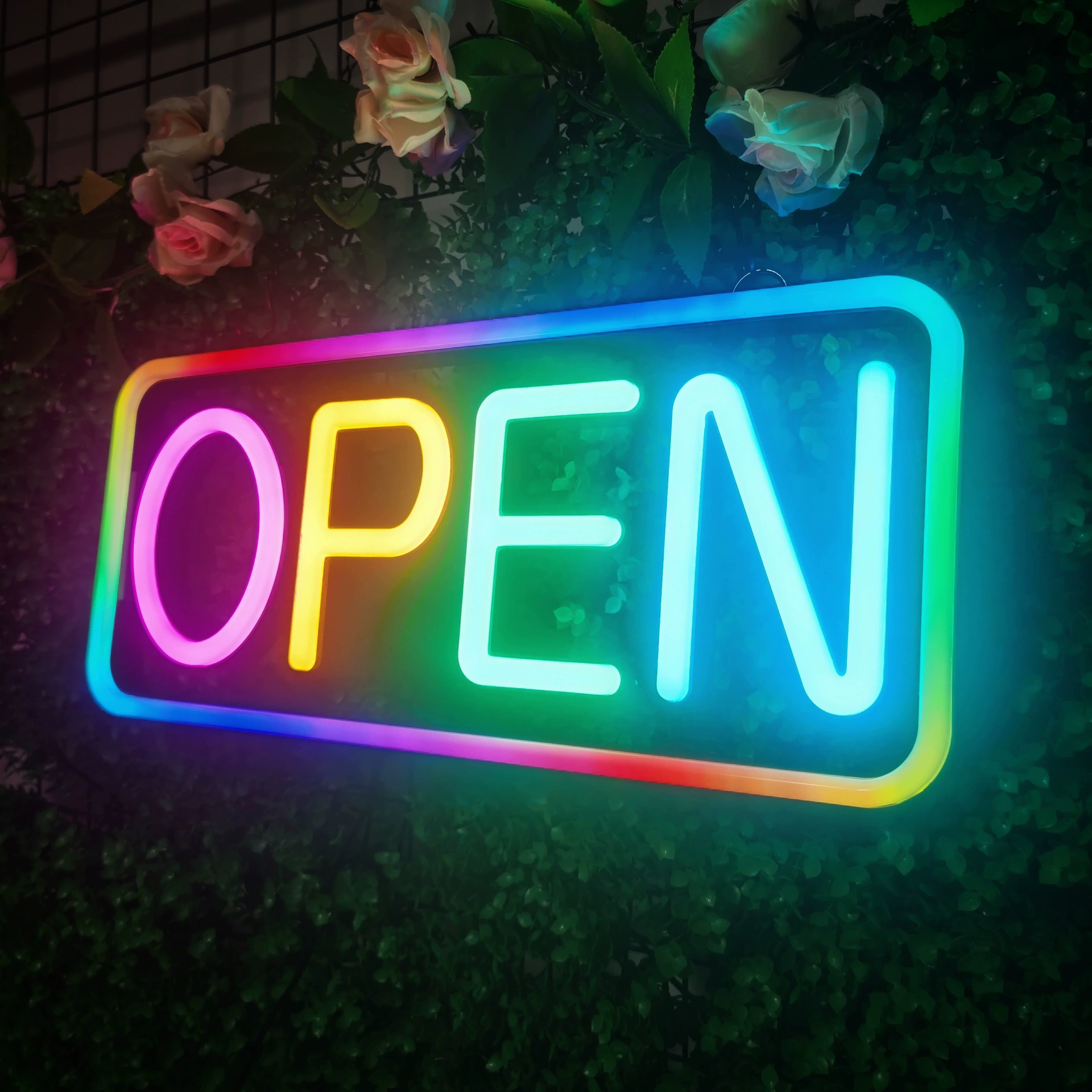 Бизнес дистанционного управления освещает афишу коробки ОТКРЫТОГО ЗНАКА СИД волшебную проблескивая супер яркую неоновую