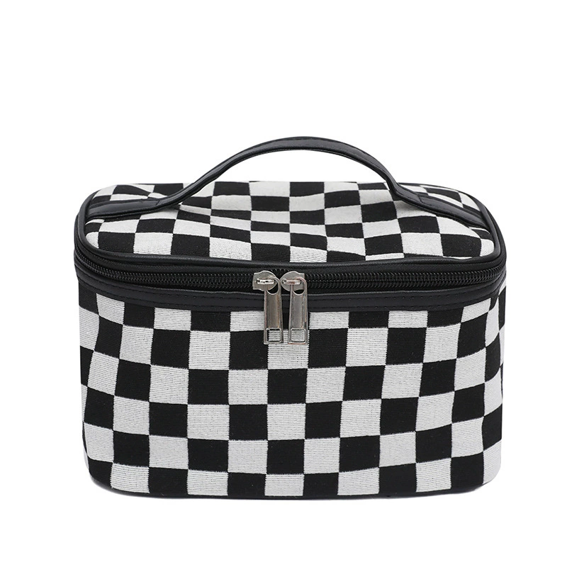 Classic cosmetic bag, chess, waterproof organizer bag