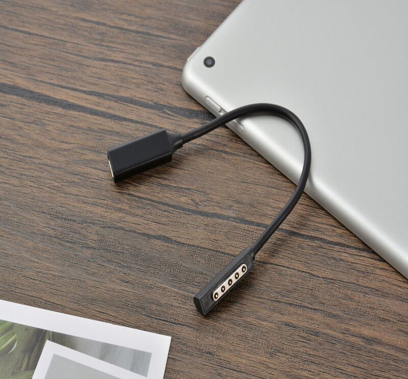 PD fast charging and switching power cord, type c female head switching surface pro2 laptop power cord