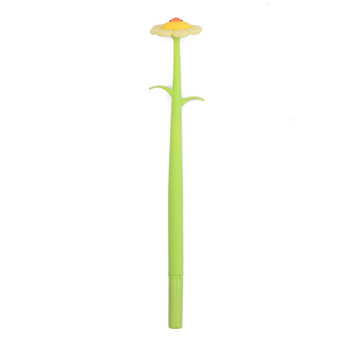 Middle sail stationery cartoon piggy rabbit flower swing neutral pen rabbit tender leaf soft rubber shake water pen wholesale 