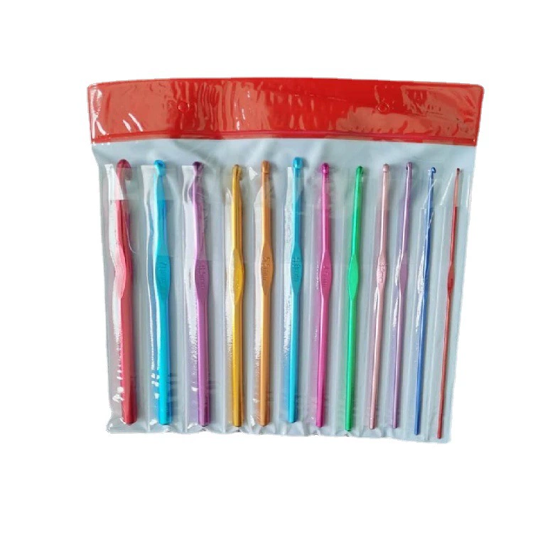 Металлический фиолетовый мешок 12 шт./Пакет шитье экспорт свитер игла глинозем вязание крючком костюм