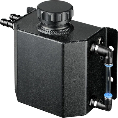 Ebay Amazon Hot Selling Car Modification Accessories Square Type Breathable Oil Pot Modification 1L 2L Fuel Tank Universal Car (Fuel tank) - 1l-black