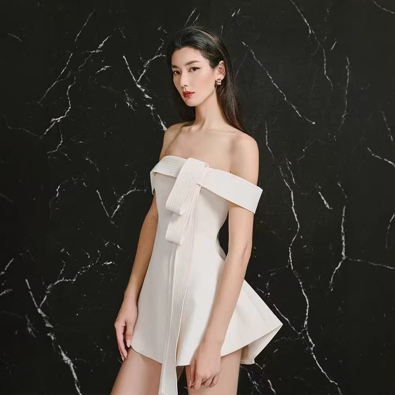 L@Ne Jt 2026 Vietnamese Niche Designer Brand Authentic Purchasing Agent Simple Style Waist-Cinching Sleeveless Short Dress L@Ne Jt 2026 Vietnamese Niche Designer Brand Authentic Purchasing Agent Simple Style Waist-Cinching Sleeveless Short Dress