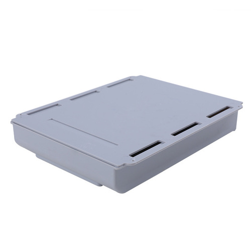 Under-the-table organizer with pull-out multi-functional hidden drawers, large capacity tool storage, extra-large plastic small item storage box