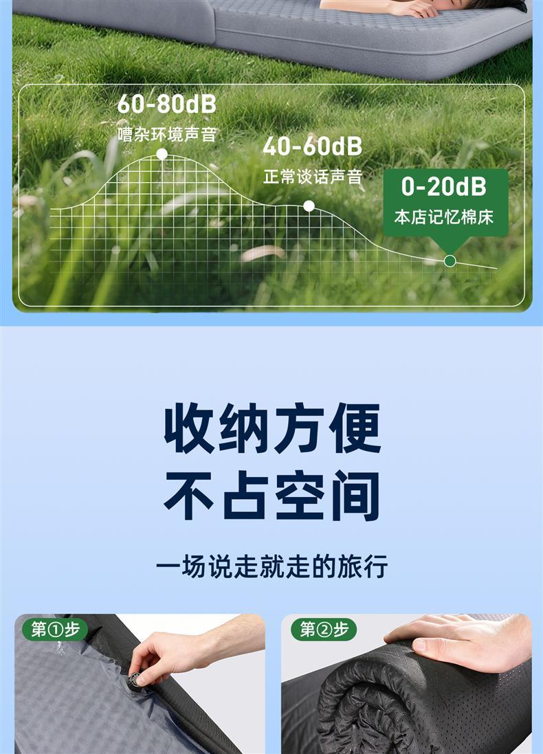 BYD Tang dmi car rear seat sleeping pad, car mattress, essential gadget for sleeping in the car, small bed accessories for self-driving trips