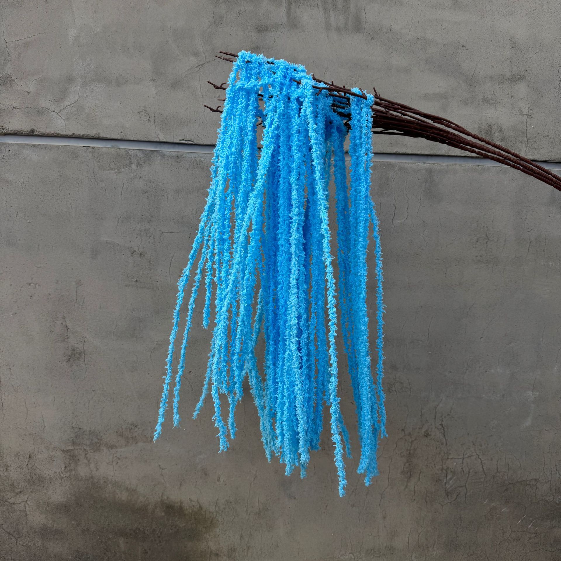 파란색