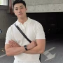 修身透气翻领短袖t恤