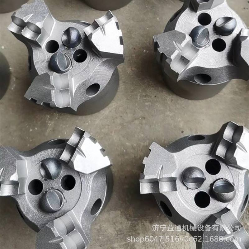 φ75三翼金刚石复合片钻头 94mm内凹三翼金刚石钻头113金刚石钻头